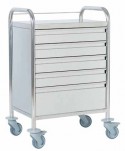 Chariots d'urgence inox